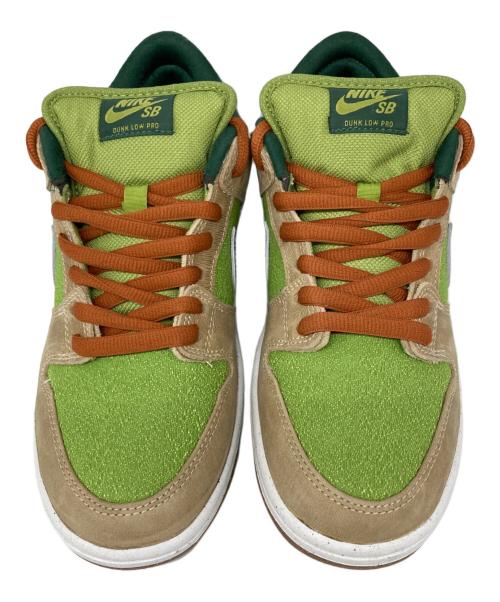 NIKE SB（ナイキエスビー）NIKE SB (ナイキエスビー) SB DUNK LOW PRO WC ローカットスニーカー SESAMI/METALLIC SILVER-PEAR サイズ:27の古着・服飾アイテム