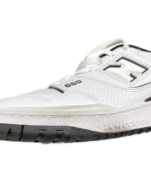 NEW BALANCE（ニューバランス）NEW BALANCE (ニューバランス) BB550HA1 ローカットスニーカー WHITE/BLACK サイズ:27の古着・服飾アイテム