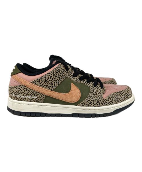 NIKE SB（ナイキエスビー）NIKE SB (ナイキエスビー) Arts Rec (アーツレック) SB DUNK LOW PRO QS ローカットスニーカー KHAKI/AMBER BROWN サイズ:27の古着・服飾アイテム