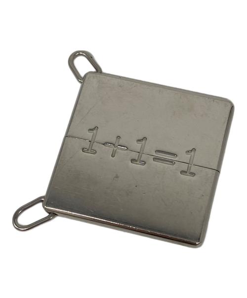 HERMES（エルメス）HERMES (エルメス) Symbole シンボル 1+1=1 プレート ペンダント ネックレス シルバーの古着・服飾アイテム