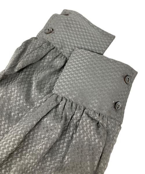 Saint Laurent rive gauche（サンローランリヴゴーシュ）Saint Laurent rive gauche (サンローランリヴゴーシュ) ボウタイ シルクシャツ グレー サイズ:36の古着・服飾アイテム