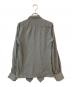 Saint Laurent rive gauche (サンローランリヴゴーシュ) ボウタイ シルクシャツ グレー サイズ:36：15000円