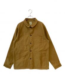 F.O.B FACTORY（エフオービー ファクトリー）の古着「French Mleskin JKT / フレンチモールスキンジャケット」｜ベージュ