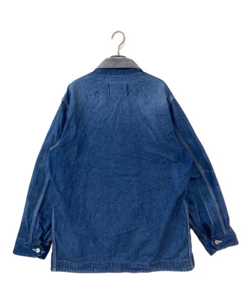 fieldmaster（フィールドマスター）fieldmaster (フィールドマスター) 80s 襟コーデュロイ カバーオール インディゴ サイズ:Lの古着・服飾アイテム
