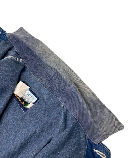 fieldmaster（フィールドマスター）fieldmaster (フィールドマスター) 80s 襟コーデュロイ カバーオール インディゴ サイズ:Lの古着・服飾アイテム