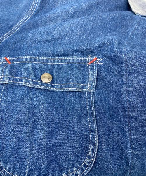 fieldmaster（フィールドマスター）fieldmaster (フィールドマスター) 80s 襟コーデュロイ カバーオール インディゴ サイズ:Lの古着・服飾アイテム