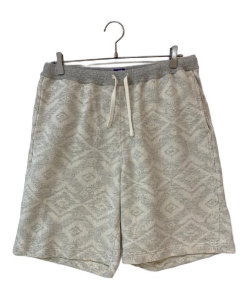 THE NORTHFACE PURPLELABEL（ザ・ノースフェイス パープルレーベル）THE NORTHFACE PURPLELABEL (ザ・ノースフェイス パープルレーベル) Jacquard Field Shorts  /  ジャガードフィールドショーツ アイボリー サイズ:32の古着・服飾アイテム