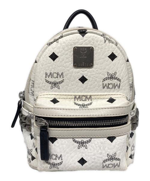 MCM（エムシーエム）MCM (エムシーエム) Xmini Stark Bebe Boo バックパック ホワイトの古着・服飾アイテム