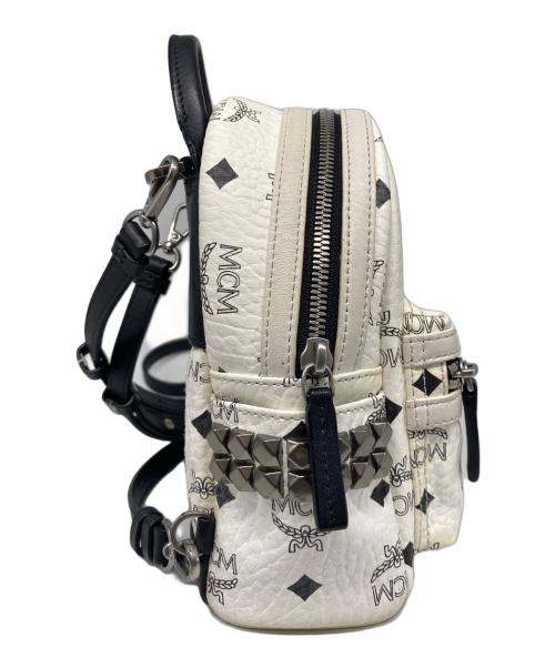 MCM（エムシーエム）MCM (エムシーエム) Xmini Stark Bebe Boo バックパック ホワイトの古着・服飾アイテム