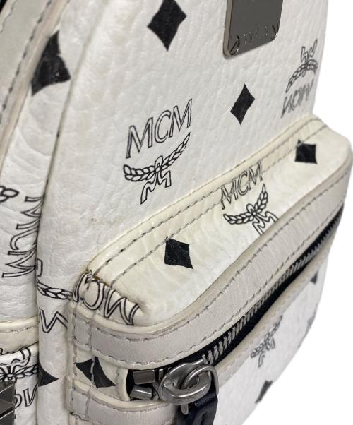 MCM（エムシーエム）MCM (エムシーエム) Xmini Stark Bebe Boo バックパック ホワイトの古着・服飾アイテム