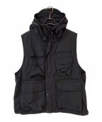 THE NORTHFACE PURPLELABELザ・ノースフェイス パープルレーベル）の古着「Nylon Ripstop Trail Vest」｜ブラック