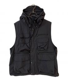 THE NORTHFACE PURPLELABEL（ザ・ノースフェイス パープルレーベル）の古着「Nylon Ripstop Trail Vest」｜ブラック