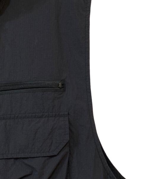THE NORTHFACE PURPLELABEL（ザ・ノースフェイス パープルレーベル）THE NORTHFACE PURPLELABEL (ザ・ノースフェイス パープルレーベル) Nylon Ripstop Trail Vest ブラック サイズ:Lの古着・服飾アイテム