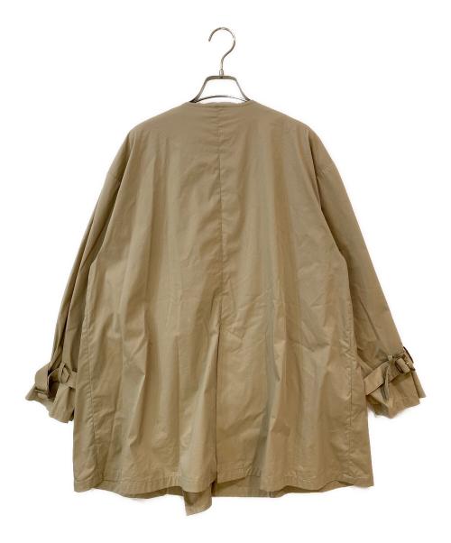 JOURNAL STANDARD relume（ジャーナルスタンダード レリューム）JOURNAL STANDARD relume (ジャーナルスタンダード レリューム) ノーカラーライトショートコート ベージュ サイズ:Freeの古着・服飾アイテム