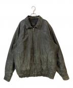 SEAN JOHNショーンジョン）の古着「レザージャケット」｜ブラック