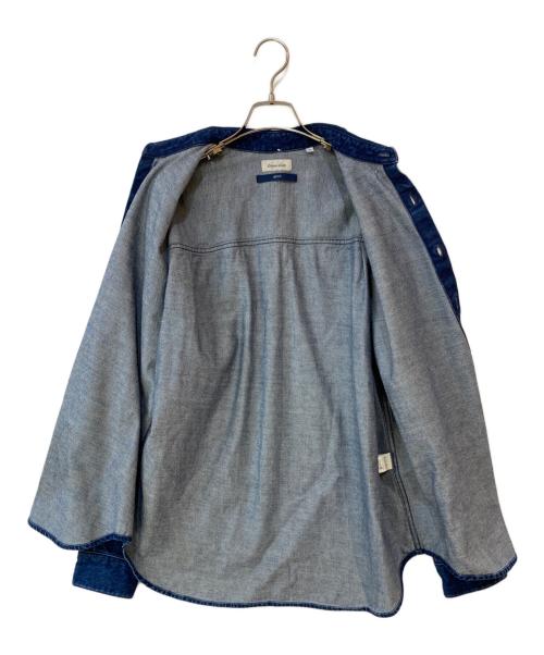 STEVEN ALAN（スティーブンアラン）STEVEN ALAN (スティーブンアラン) 12oz DENIM SINGLE NEEDLE SHIRT-LOOSE/シャツ ブルー サイズ:Sの古着・服飾アイテム