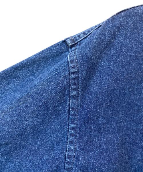 STEVEN ALAN（スティーブンアラン）STEVEN ALAN (スティーブンアラン) 12oz DENIM SINGLE NEEDLE SHIRT-LOOSE/シャツ ブルー サイズ:Sの古着・服飾アイテム