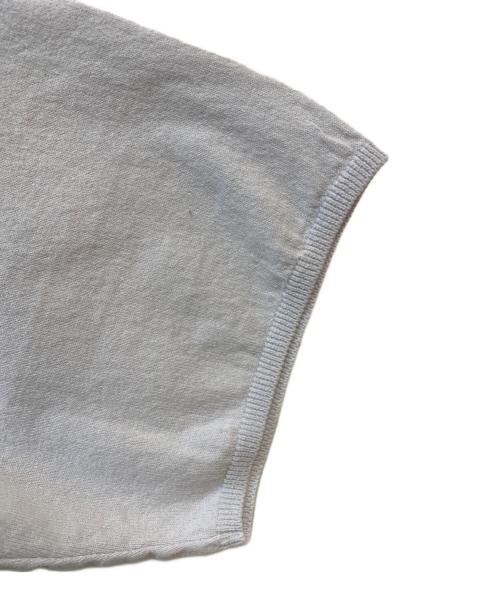 STEVEN ALAN（スティーブンアラン）STEVEN ALAN (スティーブンアラン) KUBO HENLEY NECK SHORT SLEEVE KNIT-LOOSE/ニット グレー サイズ: Sの古着・服飾アイテム