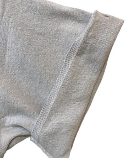 STEVEN ALAN（スティーブンアラン）STEVEN ALAN (スティーブンアラン) KUBO HENLEY NECK SHORT SLEEVE KNIT-LOOSE/ニット グレー サイズ: Sの古着・服飾アイテム