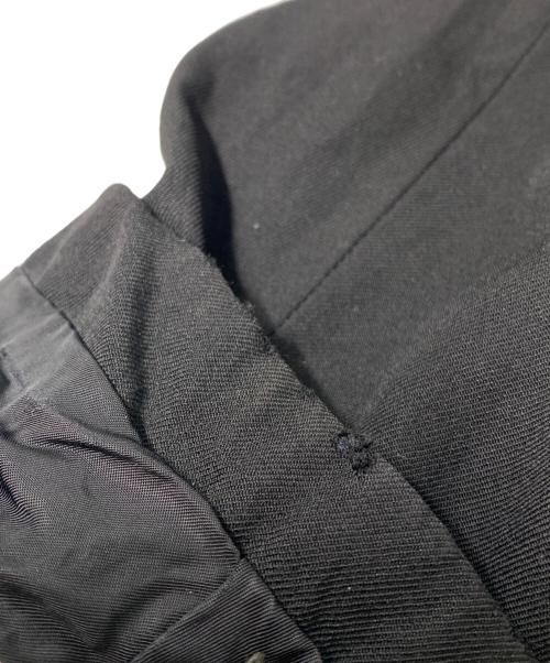 Y's for men（ワイズフォーメン）Y's for men (ワイズフォーメン) 襟レザー3Bテーラードジャケット ブラック サイズ:2の古着・服飾アイテム