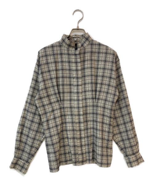 Christian Dior（クリスチャン ディオール）Christian Dior (クリスチャン ディオール) チェックシャツ アイボリー サイズ:Mの古着・服飾アイテム