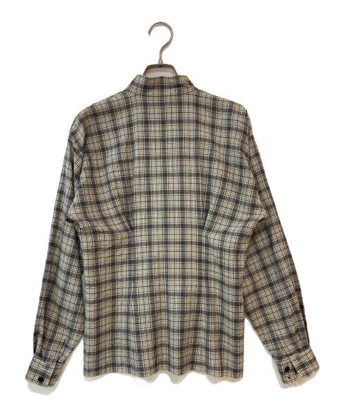 Christian Dior（クリスチャン ディオール）Christian Dior (クリスチャン ディオール) チェックシャツ アイボリー サイズ:Mの古着・服飾アイテム