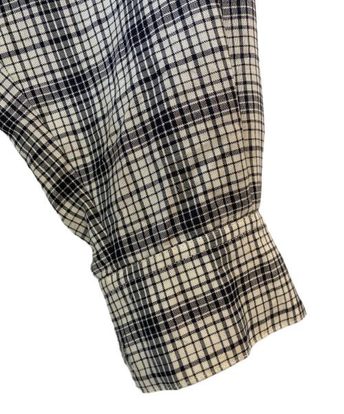 Christian Dior（クリスチャン ディオール）Christian Dior (クリスチャン ディオール) チェックシャツ アイボリー サイズ:Mの古着・服飾アイテム