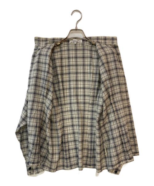 Christian Dior（クリスチャン ディオール）Christian Dior (クリスチャン ディオール) チェックシャツ アイボリー サイズ:Mの古着・服飾アイテム