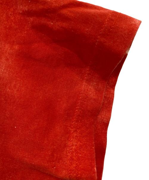 DIESEL（ディーゼル）DIESEL (ディーゼル) ロゴクルーネックTシャツ レッド サイズ:Mの古着・服飾アイテム