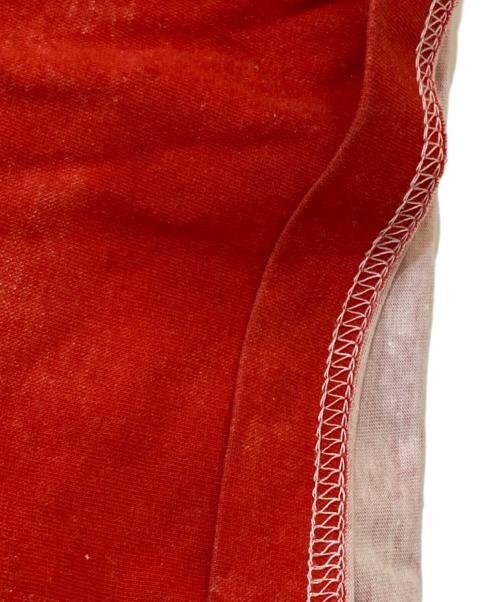 DIESEL（ディーゼル）DIESEL (ディーゼル) ロゴクルーネックTシャツ レッド サイズ:Mの古着・服飾アイテム