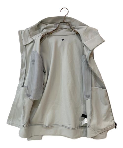 DESCENTE（デサント）DESCENTE (デサント) テックスウェットフルジップフーディジャケット グレー サイズ:Mの古着・服飾アイテム