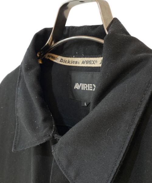 AVIREX（アヴィレックス）AVIREX (アヴィレックス) Dickies (ディッキーズ) つなぎ ブラック サイズ:Lの古着・服飾アイテム