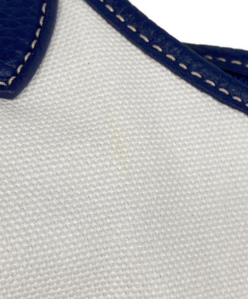 POLO RALPH LAUREN（ポロ・ラルフローレン）POLO RALPH LAUREN (ポロ・ラルフローレン) Polo Play キャンバス ラージ トート ホワイトの古着・服飾アイテム