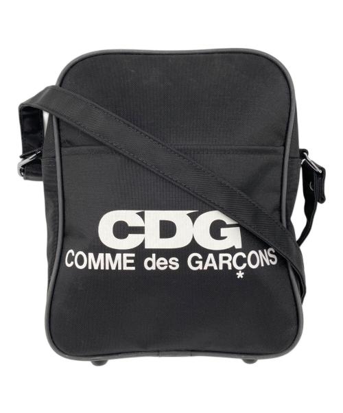 CDG（シーディージー）CDG (シーディージー) ロゴショルダーバッグ ブラックの古着・服飾アイテム