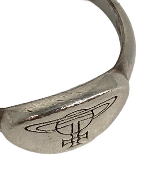 Vivienne Westwood（ヴィヴィアンウエストウッド）Vivienne Westwood (ヴィヴィアンウエストウッド) オーブ刻印 オーバル型リング シルバー サイズ:無の古着・服飾アイテム