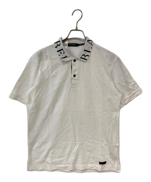 BLACK LABEL CRESTBRIDGE（ブラックレーベル クレストブリッジ）BLACK LABEL CRESTBRIDGE (ブラックレーベル クレストブリッジ) 形態安定加工 鹿の子ポロシャツ ホワイト サイズ:Lの古着・服飾アイテム