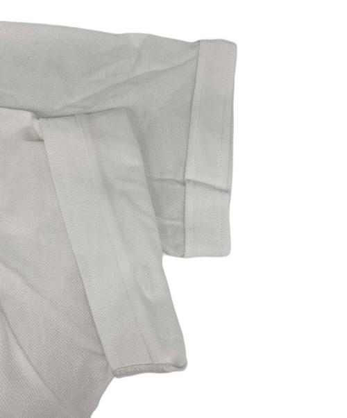 BLACK LABEL CRESTBRIDGE（ブラックレーベル クレストブリッジ）BLACK LABEL CRESTBRIDGE (ブラックレーベル クレストブリッジ) 形態安定加工 鹿の子ポロシャツ ホワイト サイズ:Lの古着・服飾アイテム