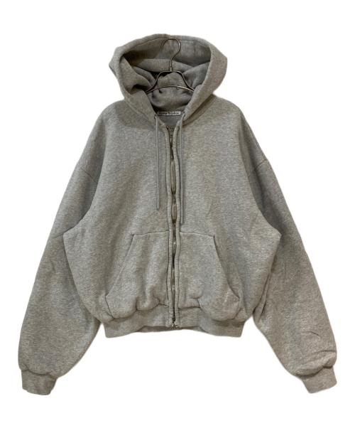 Acne studios（アクネ ストゥディオズ）Acne studios (アクネ ストゥディオズ) フード付きジップアップスウェットシャツ グレーメランジ サイズ:Lの古着・服飾アイテム