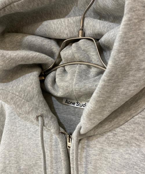Acne studios（アクネ ストゥディオズ）Acne studios (アクネ ストゥディオズ) フード付きジップアップスウェットシャツ グレーメランジ サイズ:Lの古着・服飾アイテム