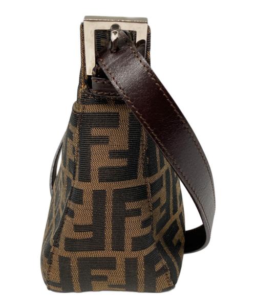 FENDI（フェンディ）FENDI (フェンディ) ズッカ柄 セミショルダーバッグ ブラウンの古着・服飾アイテム