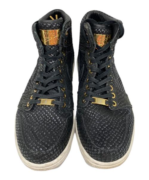 NIKE（ナイキ）NIKE (ナイキ) AIR JORDAN 1 PINNACLE / エア ジョーダン1 ピナクル / ハイカットスニーカー BLACK/METALLIC GOLD サイズ:27.5の古着・服飾アイテム