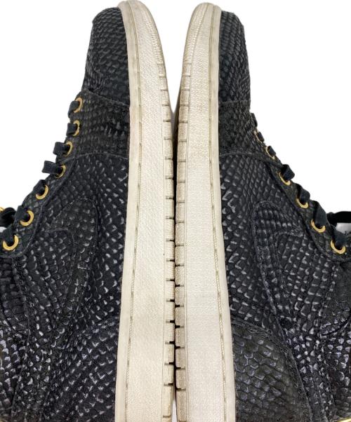 NIKE（ナイキ）NIKE (ナイキ) AIR JORDAN 1 PINNACLE / エア ジョーダン1 ピナクル / ハイカットスニーカー BLACK/METALLIC GOLD サイズ:27.5の古着・服飾アイテム