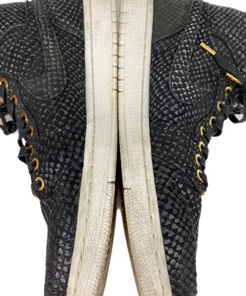 NIKE（ナイキ）NIKE (ナイキ) AIR JORDAN 1 PINNACLE / エア ジョーダン1 ピナクル / ハイカットスニーカー BLACK/METALLIC GOLD サイズ:27.5の古着・服飾アイテム