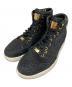 NIKE（ナイキ）の古着「AIR JORDAN 1 PINNACLE / エア ジョーダン1 ピナクル / ハイカットスニーカー」｜BLACK/METALLIC GOLD