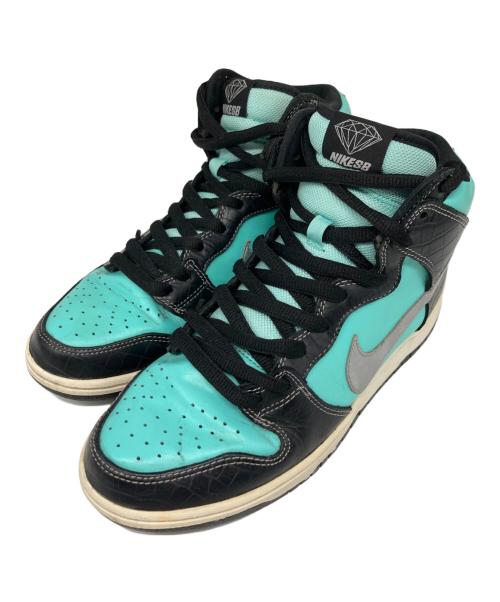 NIKE SB（ナイキエスビー）NIKE SB (ナイキエスビー) DUNK HIGH PRM SB / ダンク ハイ プロ エスビー / ハイカットスニーカー TIFFANY AQUA/CHROME-BLACK サイズ:26.5の古着・服飾アイテム