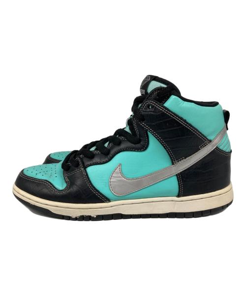 NIKE SB（ナイキエスビー）NIKE SB (ナイキエスビー) DUNK HIGH PRM SB / ダンク ハイ プロ エスビー / ハイカットスニーカー TIFFANY AQUA/CHROME-BLACK サイズ:26.5の古着・服飾アイテム
