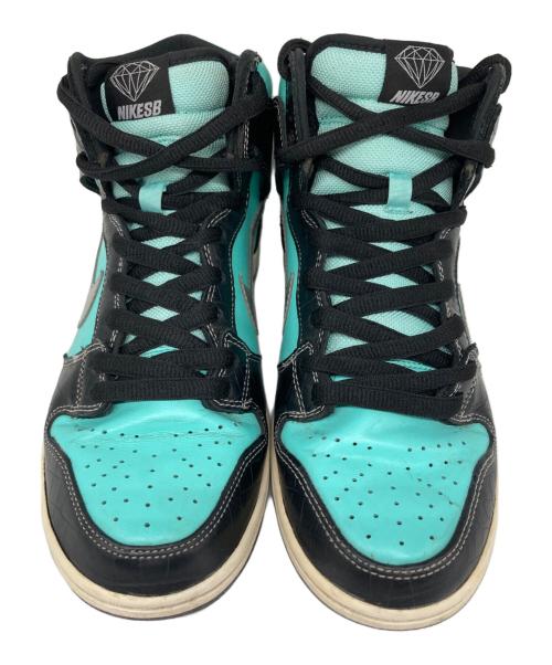 NIKE SB（ナイキエスビー）NIKE SB (ナイキエスビー) DUNK HIGH PRM SB / ダンク ハイ プロ エスビー / ハイカットスニーカー TIFFANY AQUA/CHROME-BLACK サイズ:26.5の古着・服飾アイテム