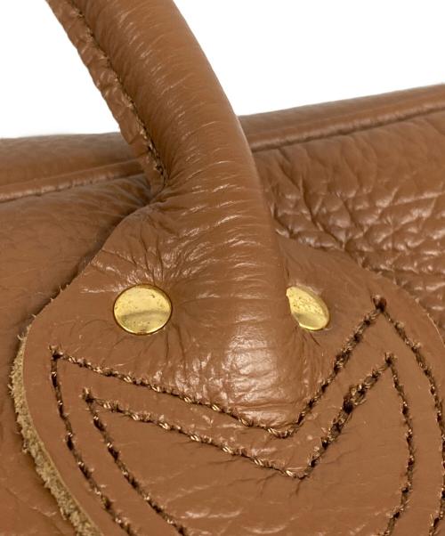 YOUNG & OLSEN The DRYGOODS STORE（ヤングアンドオルセン ザ ドライグッズストア）YOUNG & OLSEN The DRYGOODS STORE (ヤングアンドオルセン ザ ドライグッズストア) EMBOSSED LEATHER STUDENT M ブラウンの古着・服飾アイテム