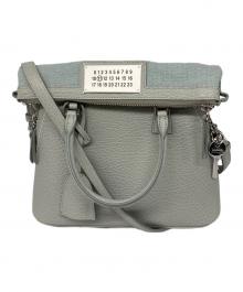 Maison Margiela（メゾンマルジェラ）の古着「5AC ミニ 2WAYバッグ」｜ライトブルー