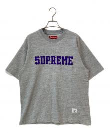 SUPREME（シュプリーム）の古着「24FW Twill Applique S/S Top / ツイル アップリケ  S/S トップ」｜グレー